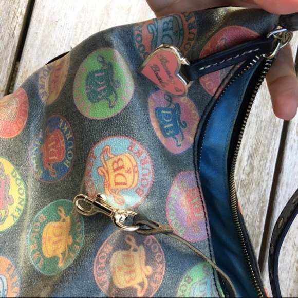 Dooney & Bourke Medallion Coated Canvas Hobo Bag - Picture 15 of 15